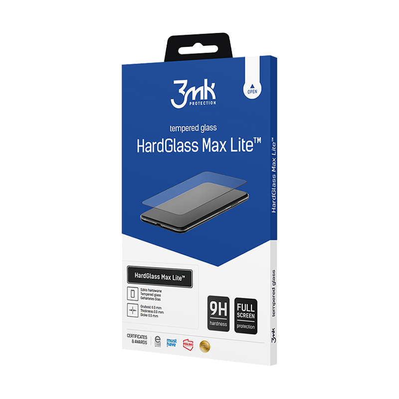 3MK HardGlass Max Lite Üvegfólia Redmi 9T Okostelefonhoz